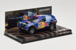 Volkswagen Race Touareg #103 B. Saby / R. Perin Winner Rally Por Las Pampas 2005 Minichamps 1:43 436055303 Metal - imagem 2 de 4