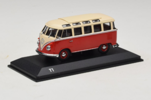 Volkswagen T1 Vermelho Bege Minichamps 1:43 231099300Y3D Metal - imagem 2 de 4