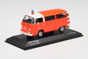 Volkswagen T2 Bus Bombeiros Frankfurt Minichamps 1:43 400053091 Metal - imagem 2 de 4