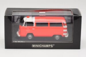 Volkswagen T2 Bus Bombeiros Frankfurt Minichamps 1:43 400053091 Metal - imagem 4 de 4