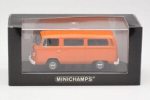 Volkswagen T2 Bus Laranja Minichamps 1:43 400053000 Metal - imagem 4 de 4