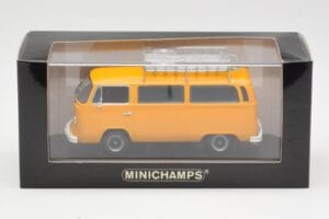 Volkswagen T2 Bus Amarelo Minichamps 1:43 400053002 Metal - imagem 4 de 4