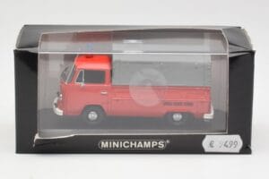 Volkswagen T2 Flatbed Bombeiros Dortmund Minichamps 1:43 400053290 Metal - imagem 4 de 4