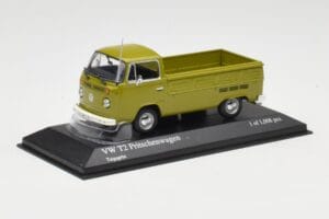 Volkswagen T2 Flatbed Verde Minichamps 1:43 400053202 Metal - imagem 2 de 4