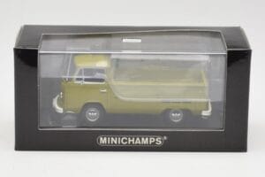 Volkswagen T2 Flatbed Verde Minichamps 1:43 400053202 Metal - imagem 4 de 4