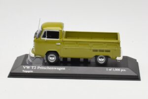 Volkswagen T2 Flatbed Verde Minichamps 1:43 400053202 Metal