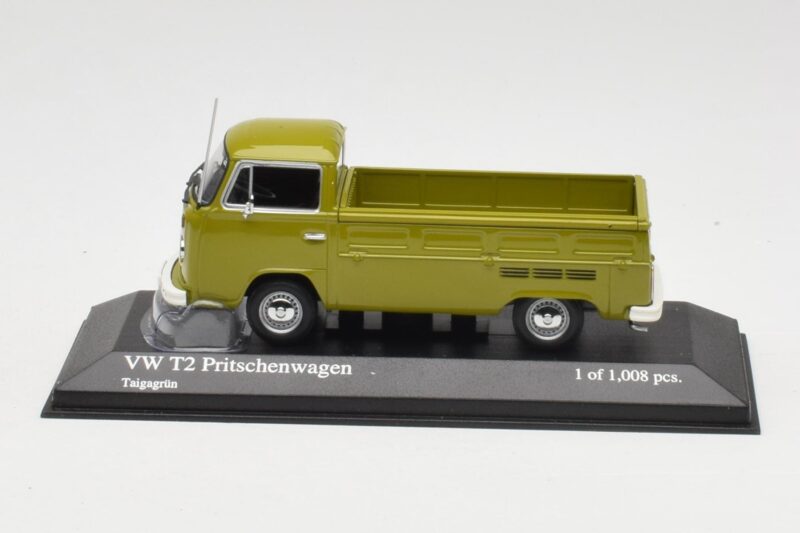 Volkswagen T2 Flatbed Verde Minichamps 1:43 400053202 Metal