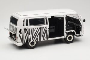 Volkswagen T2a Bus Safari Schuco 1:18 191 Metal - imagem 2 de 8