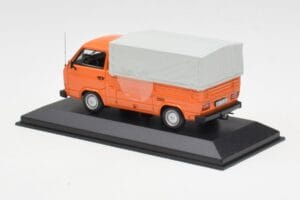 Volkswagen T3 Flatbed Laranja Minichamps 1:43 400055200 Metal - imagem 3 de 4