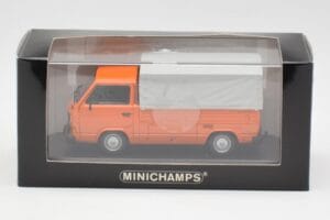 Volkswagen T3 Flatbed Laranja Minichamps 1:43 400055200 Metal - imagem 4 de 4