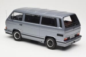 Volkswagen T3 Porsche B32 Minibus Azul KK-Scale 1:18 KKDC180221 Metal - imagem 5 de 6