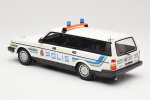 Volvo 240 GL Break Polis Sweden Minichamps 1:18 155171480 Metal - imagem 5 de 6