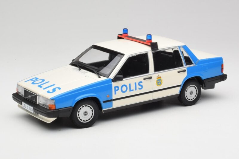 Volvo 740 GL Polícia Sueca Minichamps 1:18 155171791 Metal
