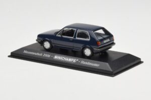 Volkswagen Golf Mk2 Azul Protótipo de Feira Minichamps 1:43 GOLFHANDMUSTER Metal - imagem 3 de 4