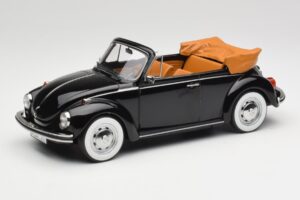 Volkswagen Beetle 1303 Cabriolet Preto Norev 1:18 188533 Metal