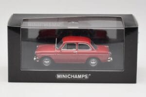 Volkswagen 1500 Ruby Vermelho Minichamps 1:43 VW001 Metal - imagem 4 de 4