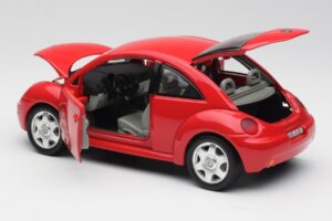 Volkswagen New Beetle Vermelho Bburago 1:18 8185108 Metal - imagem 5 de 8