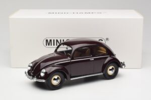 Volkswagen Beetle Ruby Vermelho Minichamps 1:18 107054002 Resina - imagem 6 de 6