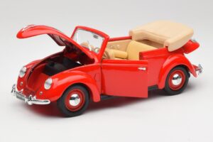 Volkswagen Cabriolet Ruby Vermelho Maisto 1:18 32826 Metal - imagem 2 de 8