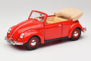 Volkswagen Cabriolet Ruby Vermelho Maisto 1:18 32826 Metal