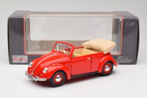 Volkswagen Cabriolet Ruby Vermelho Maisto 1:18 32826 Metal - imagem 8 de 8