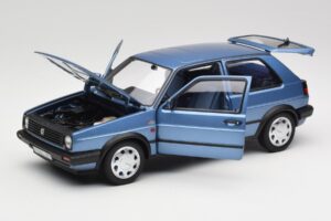 Volkswagen Golf Mk2 10 Million Star Azul Metálico Norev 1:18 188562 Metal - imagem 2 de 8