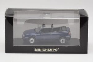 Volkswagen Golf Mk3 Cabriolet Maritime Azul Minichamps 1:43 400055530 Metal - imagem 4 de 4