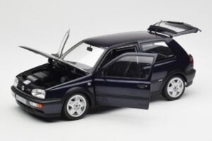 Volkswagen Golf Mk3 VR6 Azul Metálico Norev 1:18 188462 Metal - imagem 2 de 8