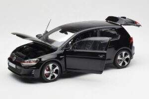 Volkswagen Golf Mk7 GTI Preto Norev 1:18 188550 Metal - imagem 2 de 8