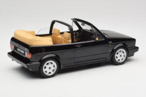 Volkswagen Golf Mk1 Cabriolet Preto Norev 1:18 188568 Metal - imagem 2 de 6
