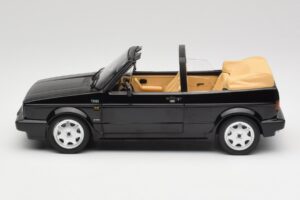 Volkswagen Golf Mk1 Cabriolet Preto Norev 1:18 188568 Metal - imagem 3 de 6