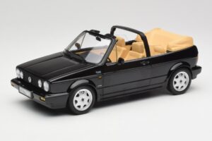 Volkswagen Golf Mk1 Cabriolet Preto Norev 1:18 188568 Metal