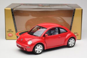 Volkswagen New Beetle Vermelho Bburago 1:18 3342 Metal - imagem 8 de 8