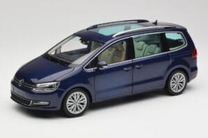 Volkswagen Sharan 7N Shadow Azul Metálico Minichamps 1:18 110051100 Metal