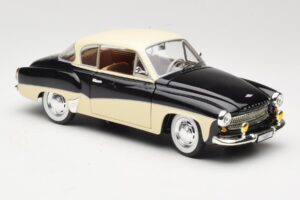 Wartburg 311 Coupe Preto & Bege Revell 1:18 8419 Metal - imagem 6 de 8