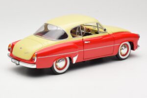 Wartburg 311 Coupe Vermelho & Bege Revell 1:18 8418 Metal - imagem 3 de 8