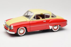Wartburg 311 Coupe Vermelho & Bege Revell 1:18 8418 Metal