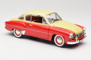 Wartburg 311 Coupe Vermelho & Bege Revell 1:18 8418 Metal - imagem 6 de 8