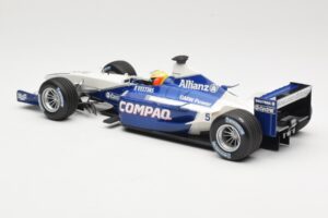 Williams FW23 BMW #5 R. Schumacher Practice San Marino GP 2001 Minichamps 1:18 80430146710 Metal - imagem 5 de 6