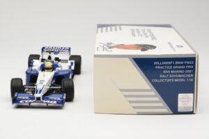 Williams FW23 BMW #5 R. Schumacher Practice San Marino GP 2001 Minichamps 1:18 80430146710 Metal - imagem 6 de 6