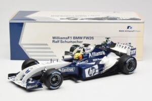 Williams FW26 BMW #4 R. Schumacher F1 2004 Minichamps 1:18 80430309495 Metal - imagem 6 de 6