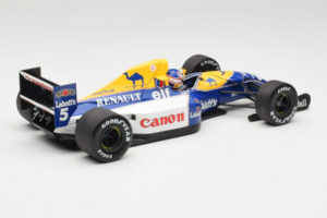 Williams FW14B Renault #5 N. Mansell Canon Williams Team F1 World Champion 1992 Minichamps 1:18 186920005 Metal - imagem 3 de 9