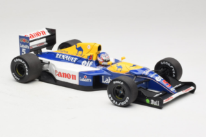 Williams FW14B Renault #5 N. Mansell Canon Williams Team F1 World Champion 1992 Minichamps 1:18 186920005 Metal - imagem 6 de 9