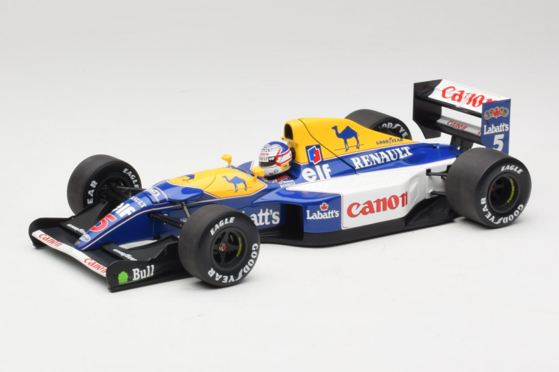 Williams FW14B Renault #5 N. Mansell Canon Williams Team F1 World Champion 1992 Minichamps 1:18 186920005 Metal