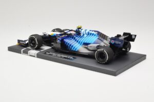 Williams Racing Mercedes FW43B #6 N. Latifi Saudi Arabian GP 2021 Minichamps 1:18 117212206 Metal - imagem 5 de 6