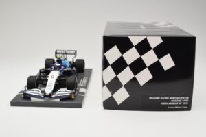 Williams Racing Mercedes FW43B #6 N. Latifi Saudi Arabian GP 2021 Minichamps 1:18 117212206 Metal - imagem 6 de 6