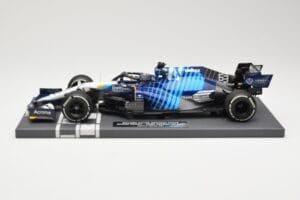 Williams Racing Mercedes FW43B #63 G. Russell Saudi Arabian GP 2021 Minichamps 1:18 117212263 Metal
