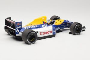 Williams Renault FW14B #6 R. Patrese 1992 Minichamps 1:18 110920006 Metal - imagem 3 de 8