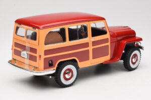 Willys Jeep Station Wagon Vermelho Road Signature 1:18 92858 Metal - imagem 3 de 8