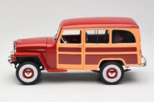 Willys Jeep Station Wagon Vermelho Road Signature 1:18 92858 Metal - imagem 4 de 8